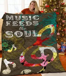 Music Jfj Quilt Knd and Home Decor