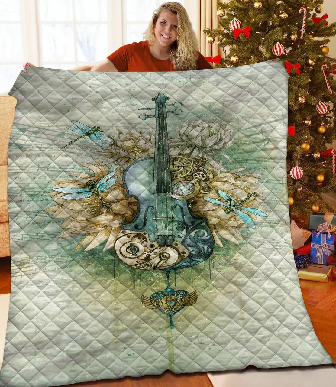 Music Jfj Quilt Kqa and Home Decor