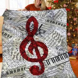 Music Note JFJ10211 3D Customized Quilt 2707 and Home Decor