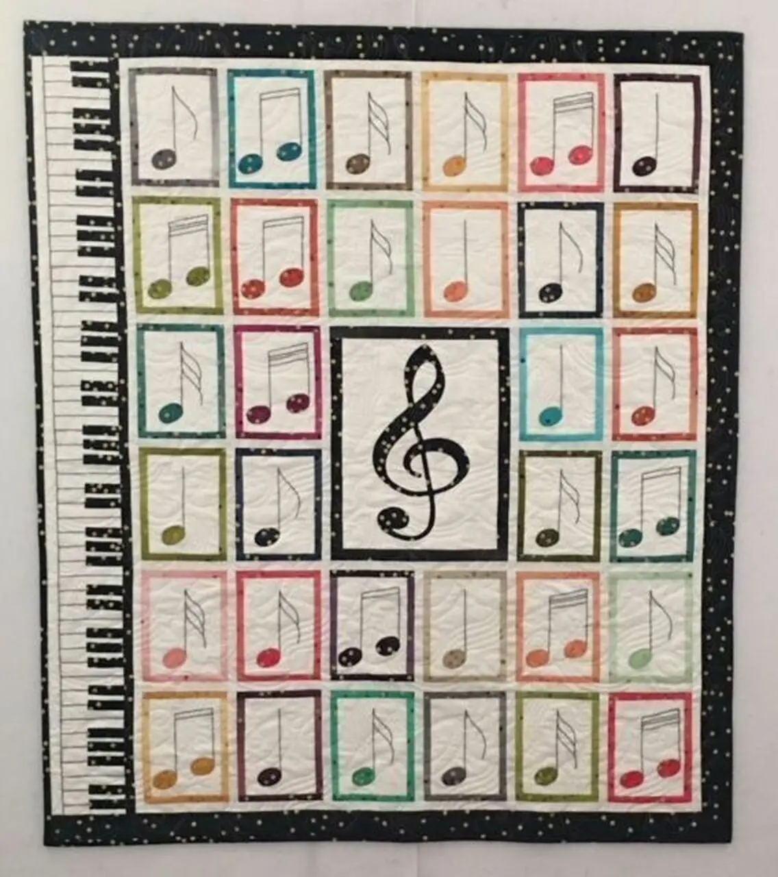 Music Notes Clm1910086Q Quilt Blanket and Home Decor