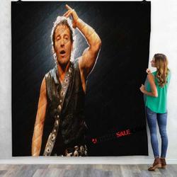 Musical Artists 80S Bruce Springsteen 1N 3D Customized Personalized Quilt Blanket and Home Decor