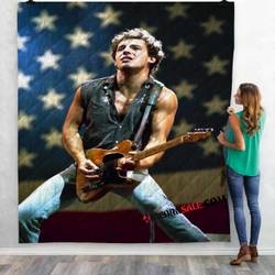 Musical Artists 80S Bruce Springsteen 2D 3D Customized Personalized Quilt Blanket and Home Decor