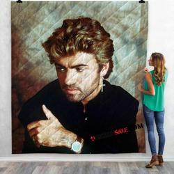 Musical Artists 80S George Michael2D 3D Customized Personalized Quilt Blanket and Home Decor