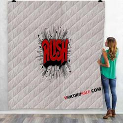 Musical Artists 80S Rush 1N 3D Customized Personalized Quilt Blanket and Home Decor