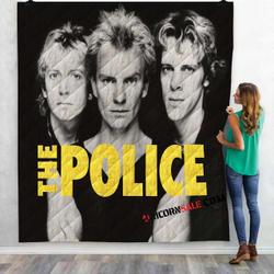 Musical Artists 80S The Police1V 3D Customized Personalized Quilt Blanket and Home Decor