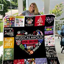 Musicals Quilt Blanket 0333 and Home Decor