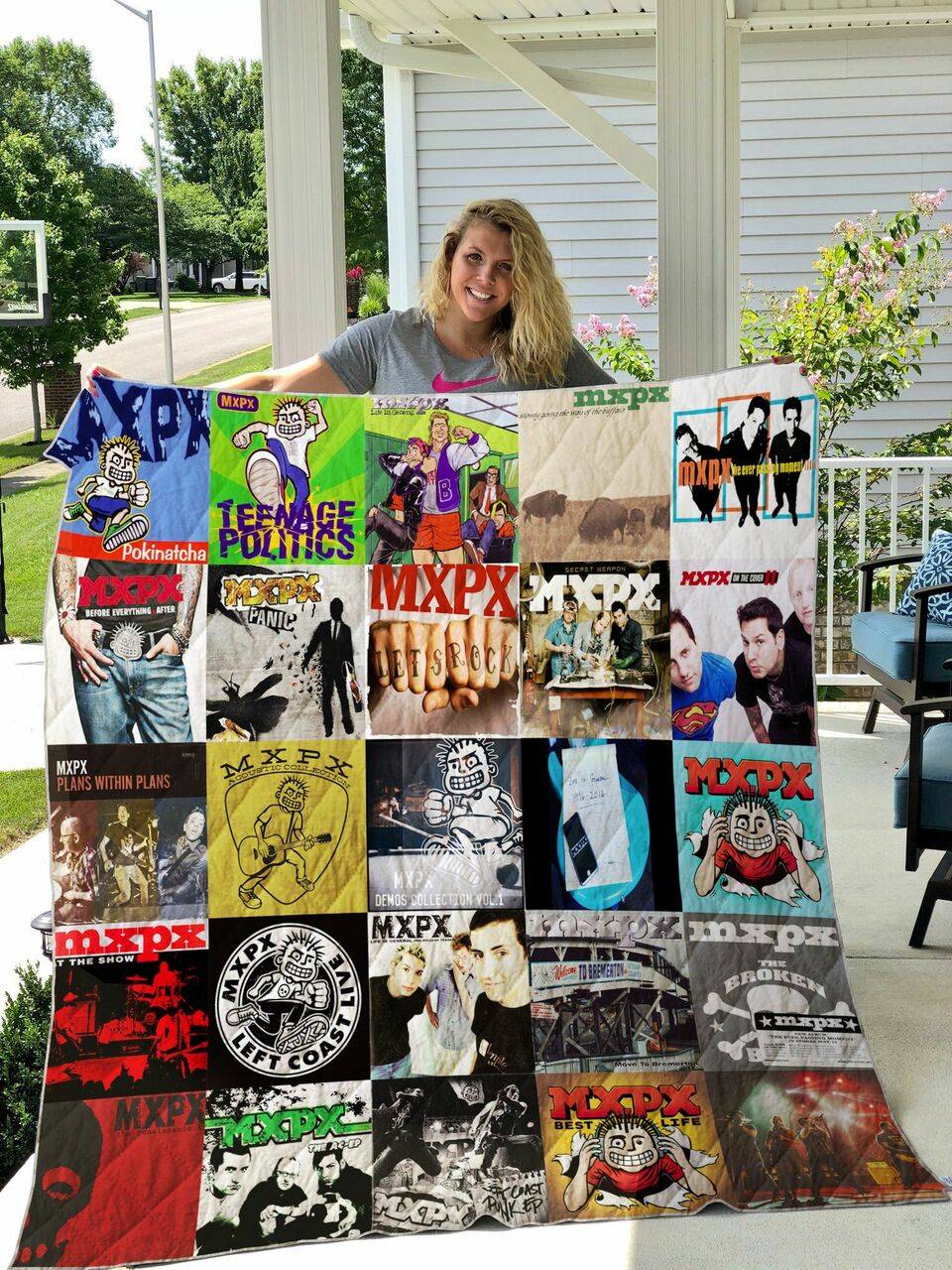 Mxpx Quilt Blanket and Home Decor