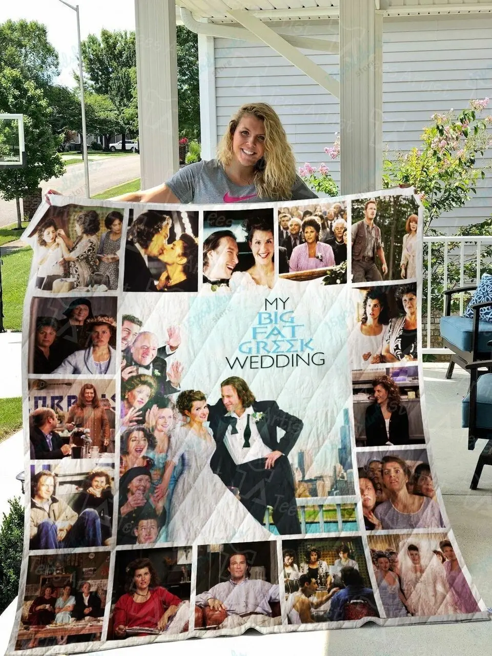 My Big Fat Greek Wedding Quilt Blanket 0839 and Home Decor