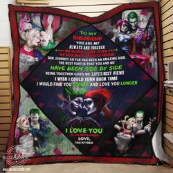 My Girlfriend The Best Part Is That You And Me Joker Quilt Ko and Home Decor