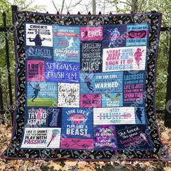 My Goal Is To Deny Yours Clt170646 Quilt Blanket and Home Decor