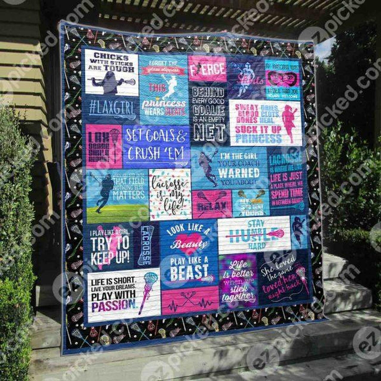 My Goal Is To Deny Yours Quilt Blanket Aq55 Quilt and Home Decor