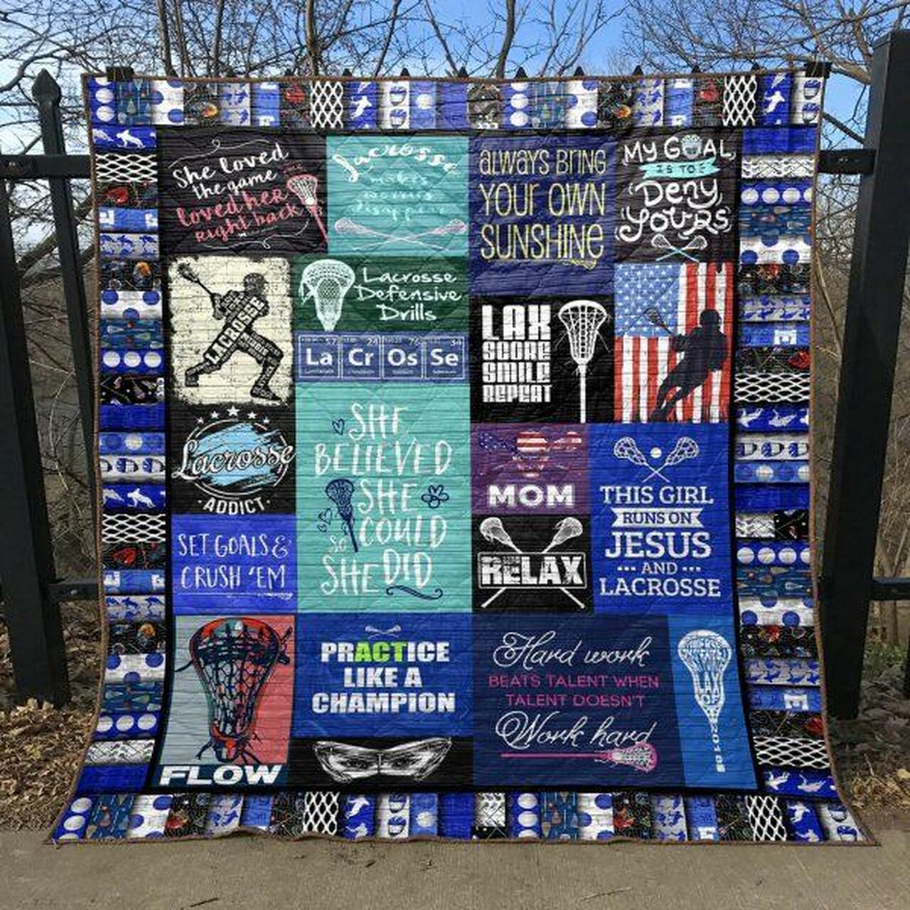 My Goal Is To Deny Yours Quilt Blanket Tm99 Quilt and Home Decor