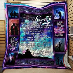 My Only Love JFJ10307 3D Customized Quilt 2707 and Home Decor
