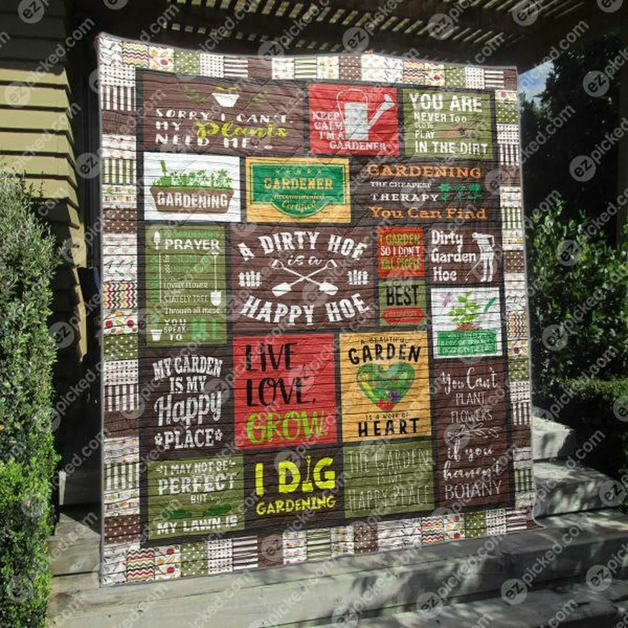 My Plants Need Me Quilt Blanket Hp47 Quilt and Home Decor