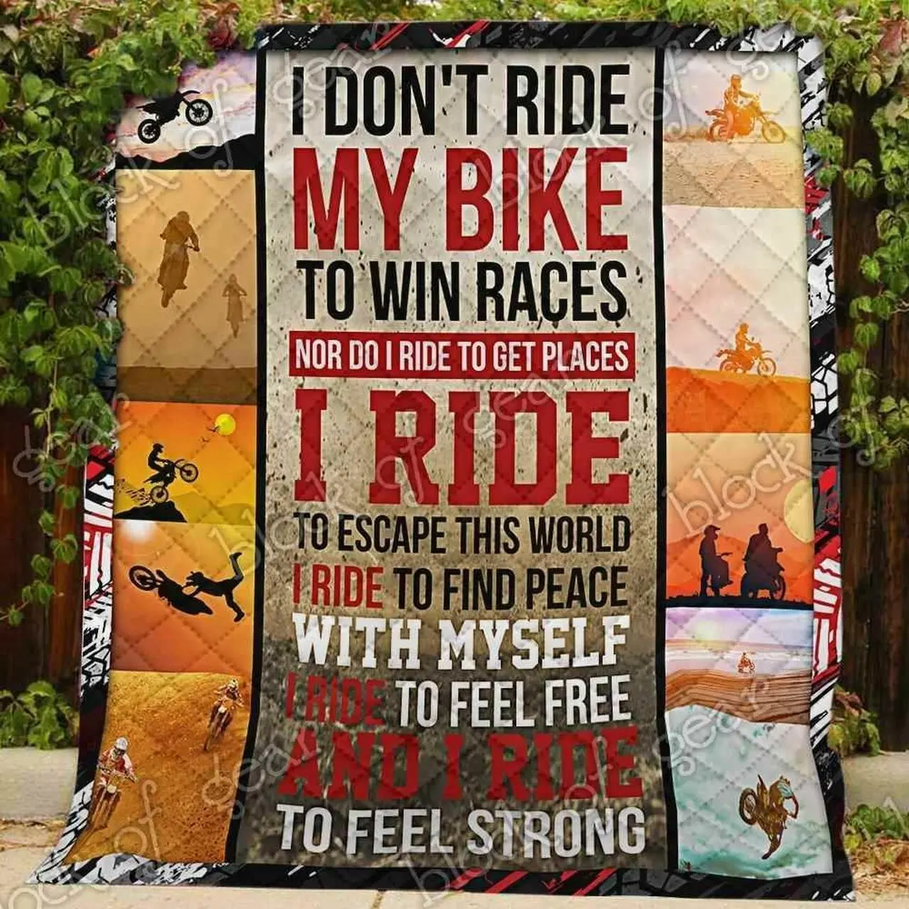 My Riding Life Blanket Kc1807 Quilt and Home Decor