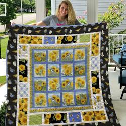 My Sunflower Garden Quilt and Home Decor