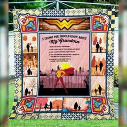 My Super Grandma Cl2100366Mdq Quilt Blanket and Home Decor