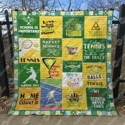 My Tennis Season Never Ends Quilt Blanket Yct8  Quilt and Home Decor