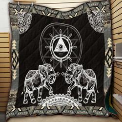 Mystic Elephant BH15 NTTH011298 3D Customized Quilt and Home Decor