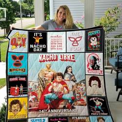 Nacho Libre Quilt Blanket All Season Plus Size Quilt Blanket and Home Decor