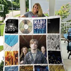 Nada Surf Albums Quilt Blanket 01 and Home Decor