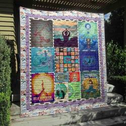 Namaste Quilt Blanket Ht10  Quilt and Home Decor