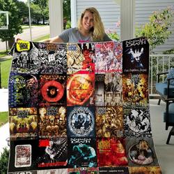 Napalm Death Style 2 Quilt Blanket and Home Decor