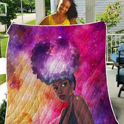 Naptural Hair Styles TH2309339CL Quilt Blanket and Home Decor