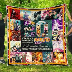 Naruto Anniversary Quilt and Home Decor