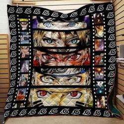 Naruto Eyes Evolution Blanket Th0907 Quilt and Home Decor