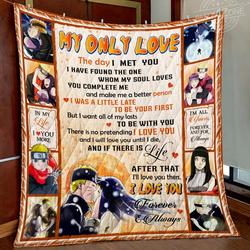 Naruto My Love All Of My Lasts Quilt Gg and Home Decor