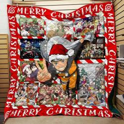 Naruto Ninja Christmas Style Blanket Th1909 Quilt and Home Decor