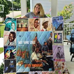 Nat King Cole Quilt Blanket 0891 and Home Decor