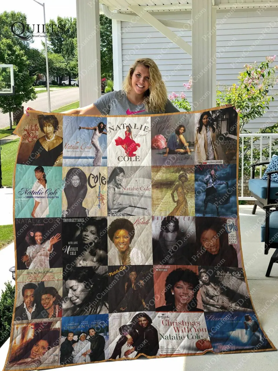 Natalie Cole Albums Quilt Blanket For Fans Ver 25 and Home Decor
