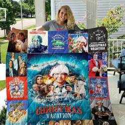 National Lampoon S Christmas Vacation Quilt Blanket 0657 and Home Decor