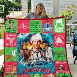 National LampoonS Christmas Vacation Poster Quilt 3 and Home Decor