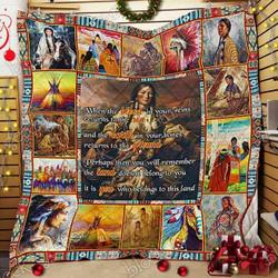 Native American Women Hur Quilt Bevroq and Home Decor