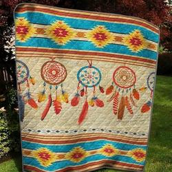 Native Dreamcatcher Nis 3D Customized Quilt and Home Decor