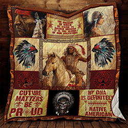 Native Quotes The Chariot 3D Customized Quilt and Home Decor