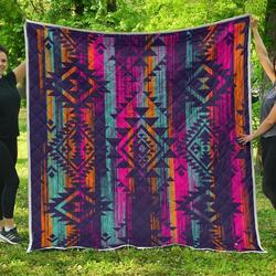 Native Tribal Aztec HUR7005 3D Customized Quilt 2307 and Home Decor