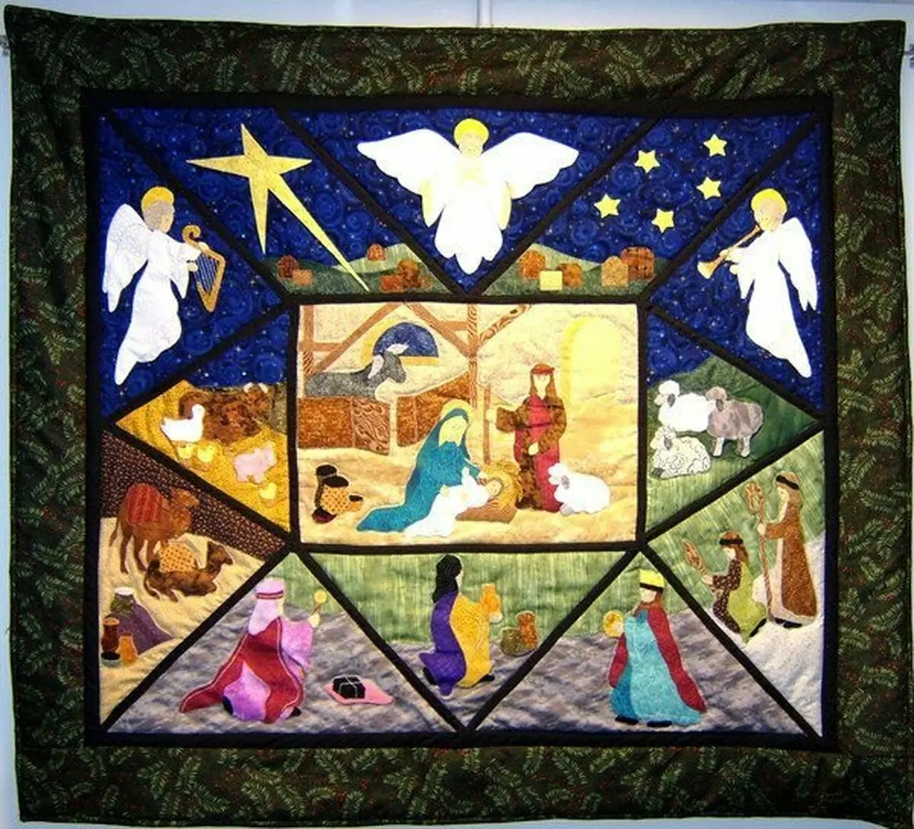 Nativity Clm250641 Quilt Blanket and Home Decor