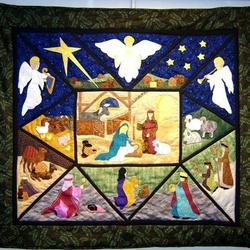 Nativity Clm250641 Quilt Blanket and Home Decor