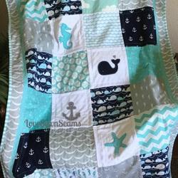 Nautical Crib Clh1610029Q Quilt Blanket and Home Decor