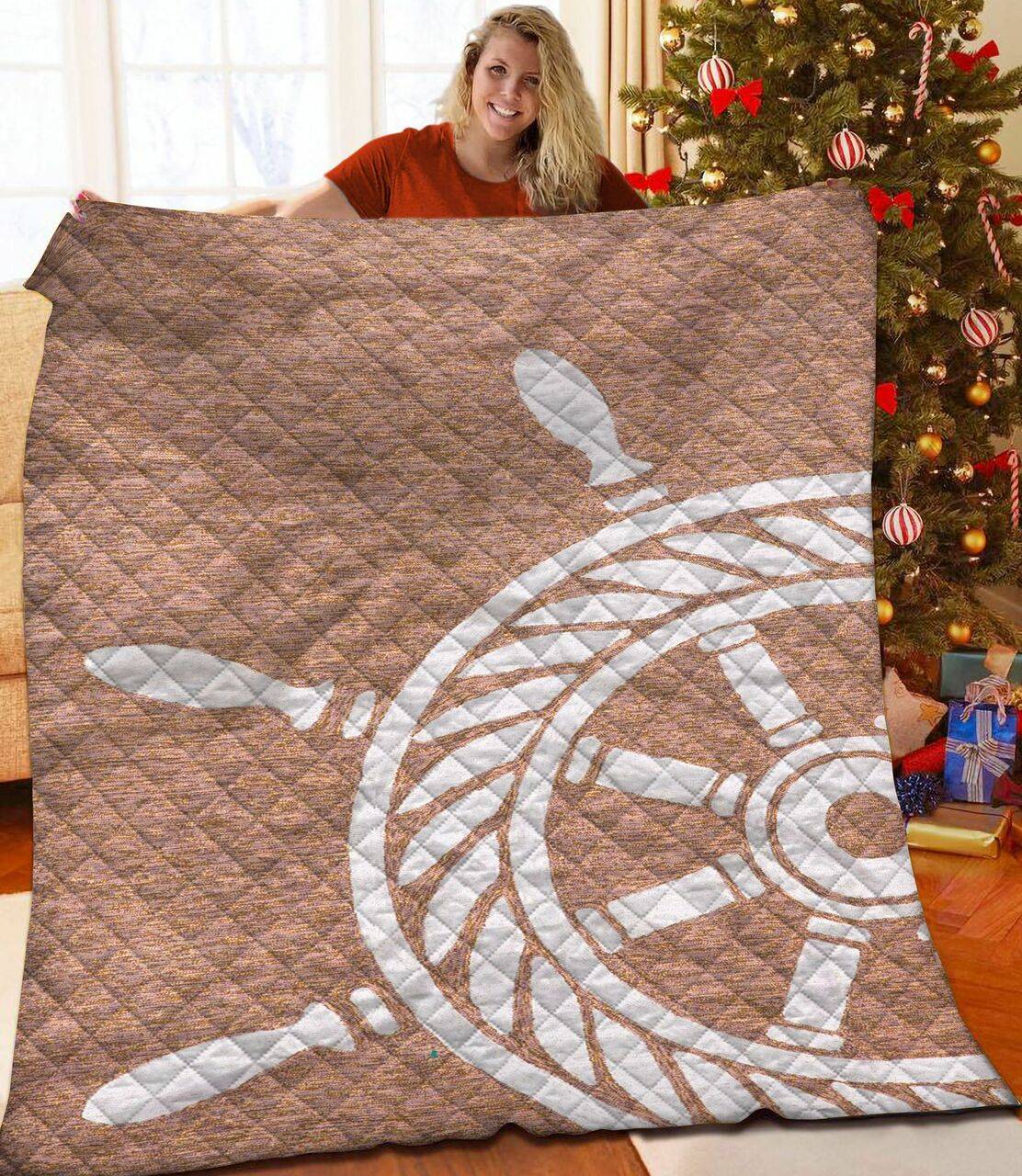 Nautical JFJ10516 3D Customized Quilt 2707 and Home Decor