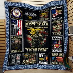 Navy Seals Blanket 3D Printing Ntt-Qhn08  Quilt and Home Decor
