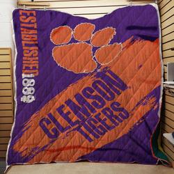 Ncaa Painted Printed Fleece Throw Quilt and Home Decor
