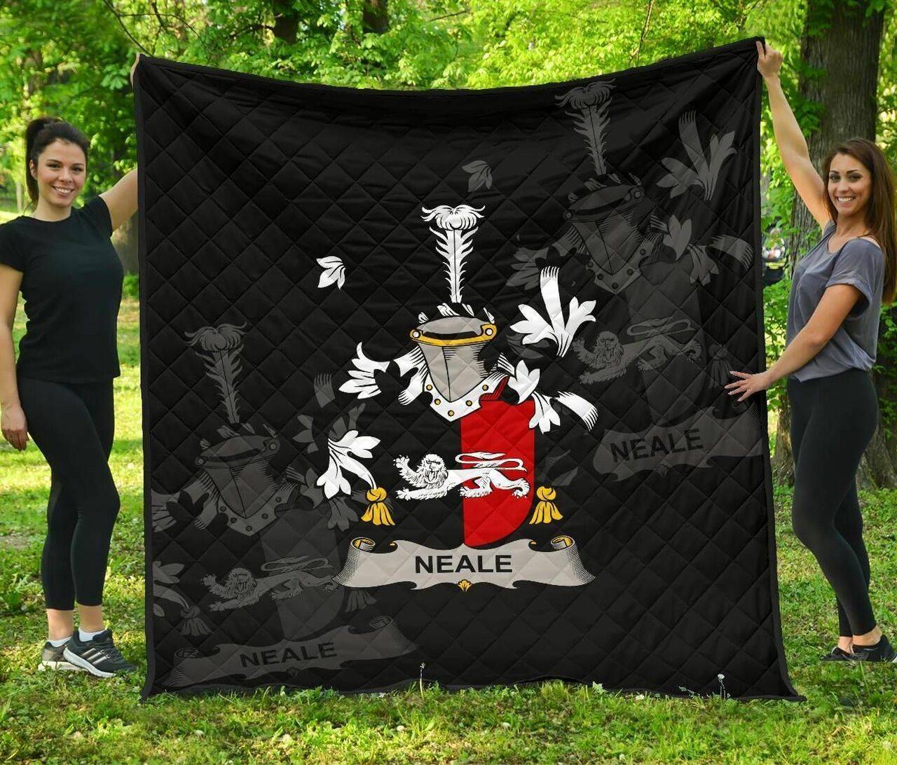 Neale Ireland Irish Family Crest JFJ10521 3D Customized Quilt 2707 and Home Decor