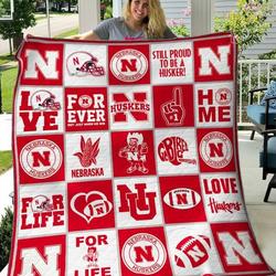 Nebraska Cornhuskers Quilt Blanket B100613  Quilt and Home Decor