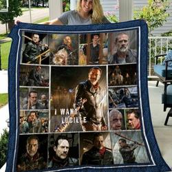 Negan Quilt Blanket and Home Decor