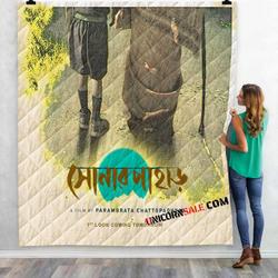 Netflix Movie Shonar Pahar V 3D Customized Personalized Quilt Blanket and Home Decor